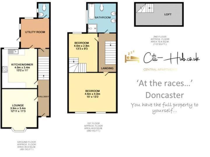 Centre Racecourse Retreat: Family & Contractor-friendly 3-bed Holiday home Doncaster